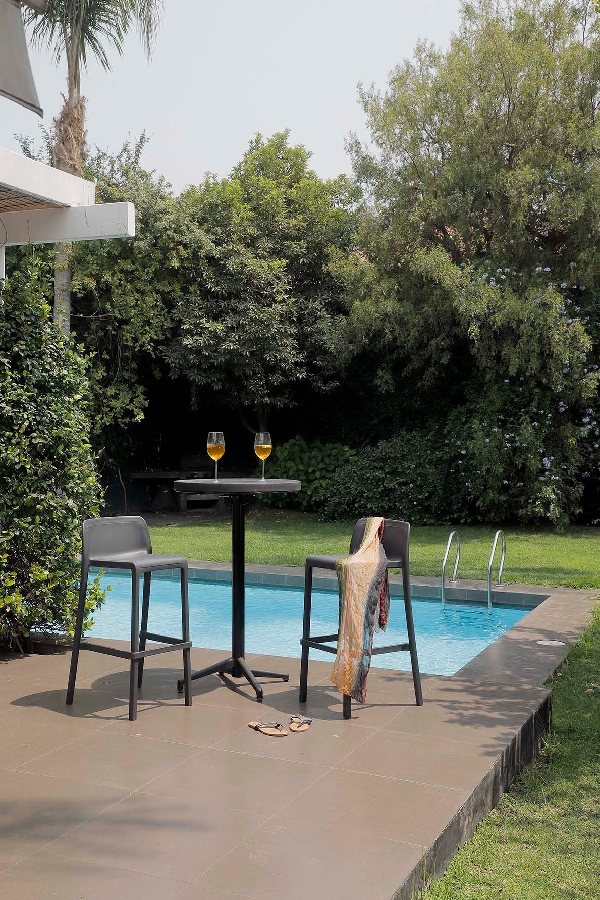 Outdoor Bar Stool 30" - Set of 4 - Plain - Boske.store