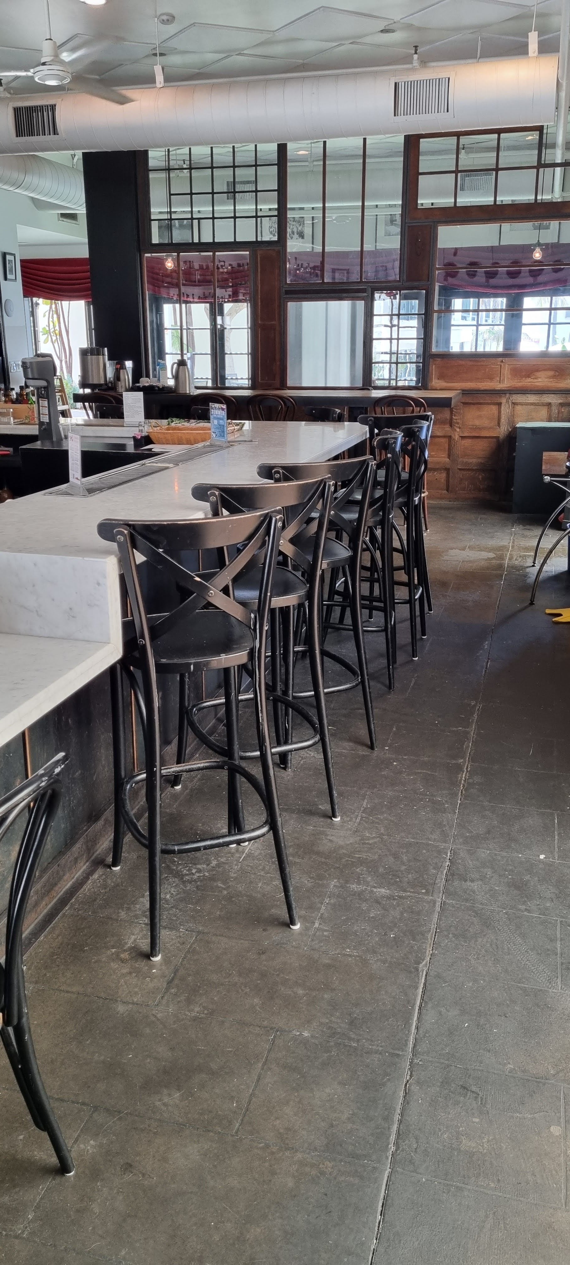 Outdoor Bar Stool Crossback 30" - Set of 4 - Milan - Boske.store