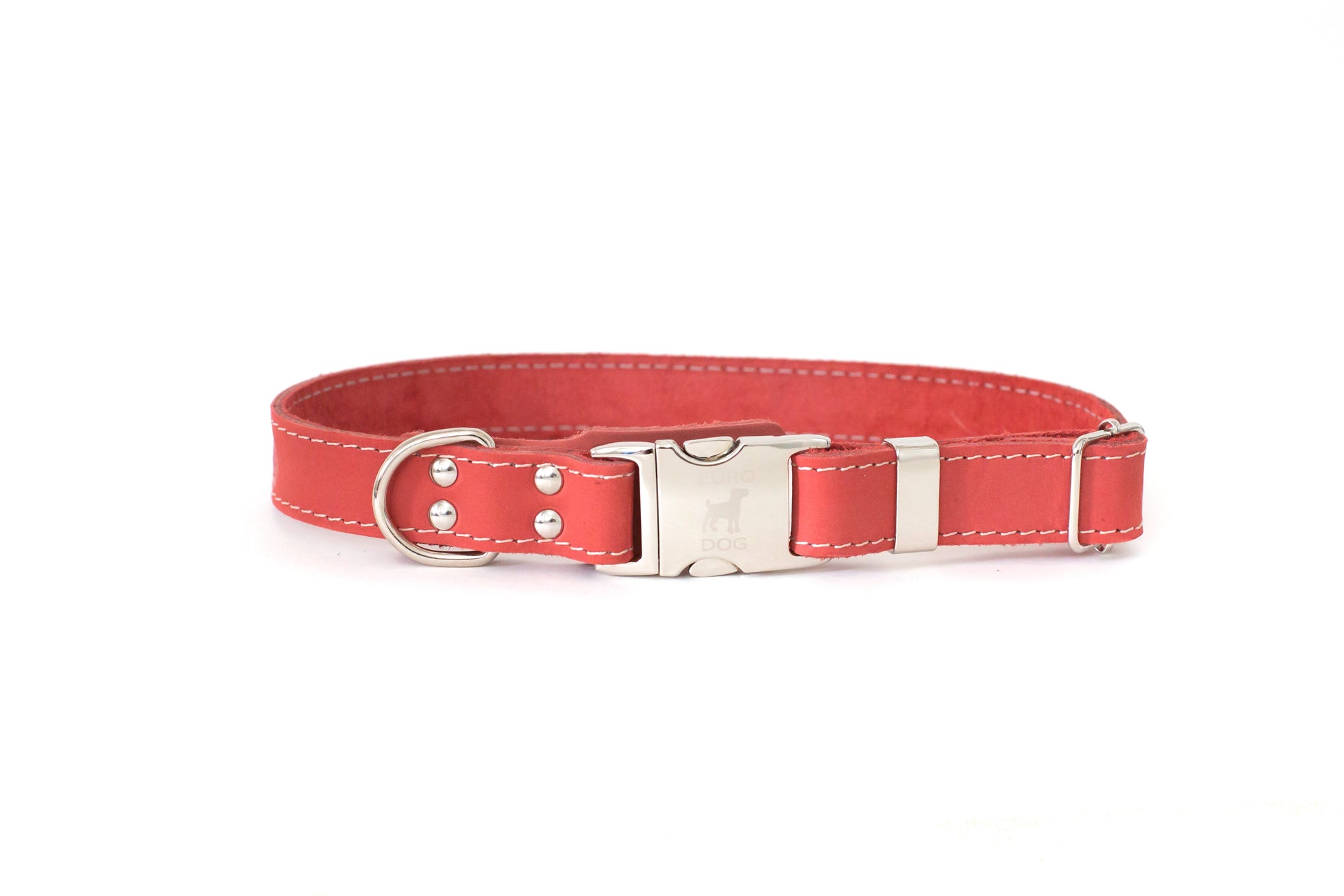 Pro Line Quick - Release Coral Reef Leather Dog Collar with Metal Buckle - Boske.store