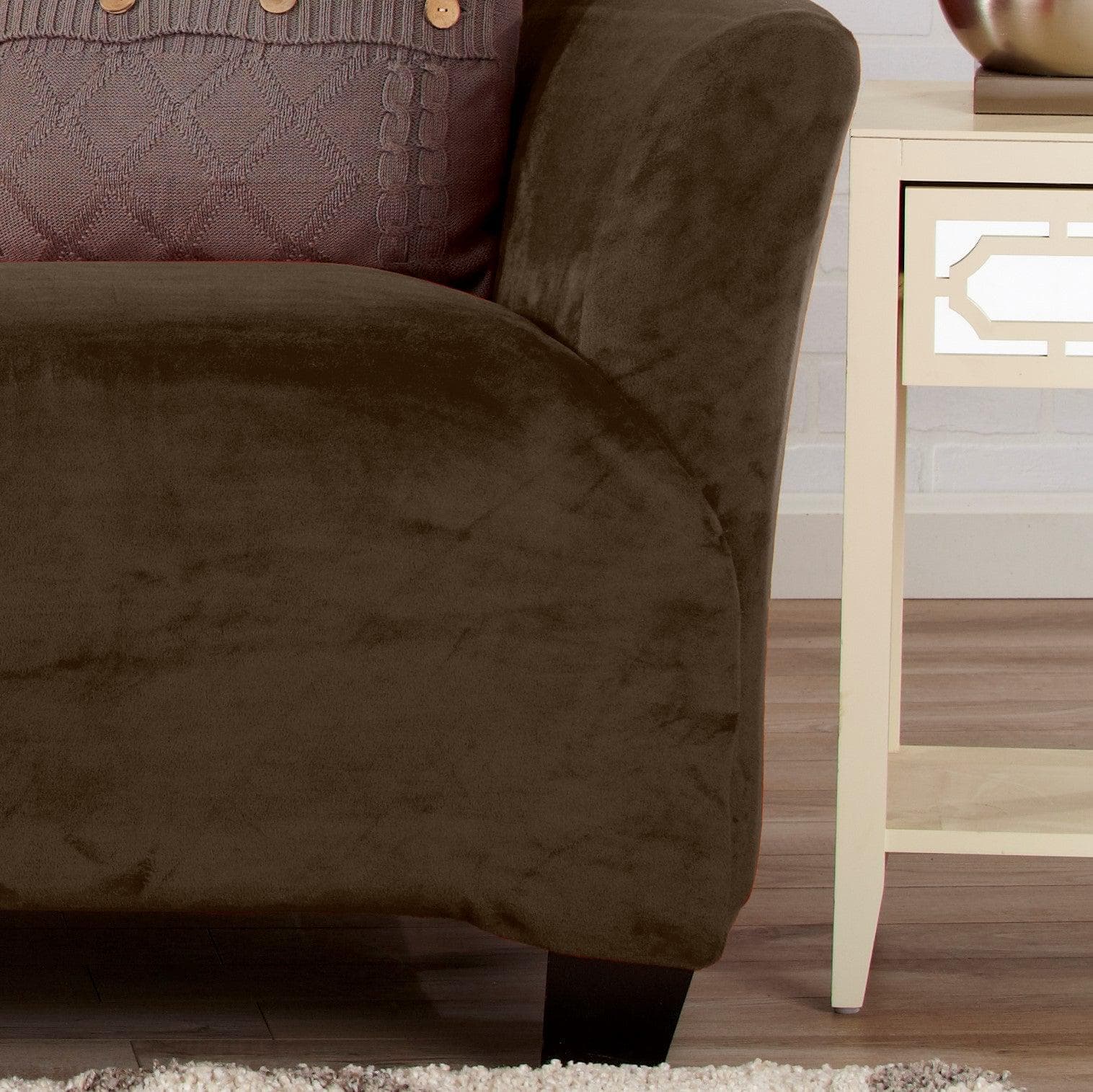 Velvet Stretch Slipcover - Gale Collection - Boske.store