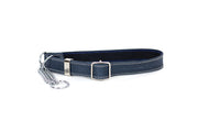 Martingale Blue Jeans Leather Dog Collar - Boske.store