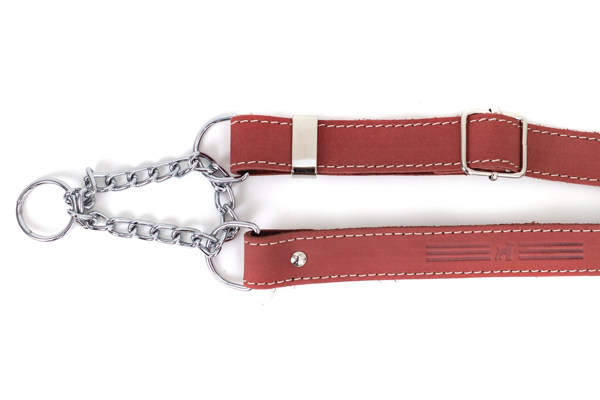 Martingale Coral Reef Leather Dog Collar - Boske.store