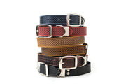 Celtic Double Buckle Style Leather Dog Collar - Boske.store