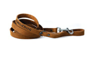 Sport Style Earth Brown Leather Leash - Boske.store