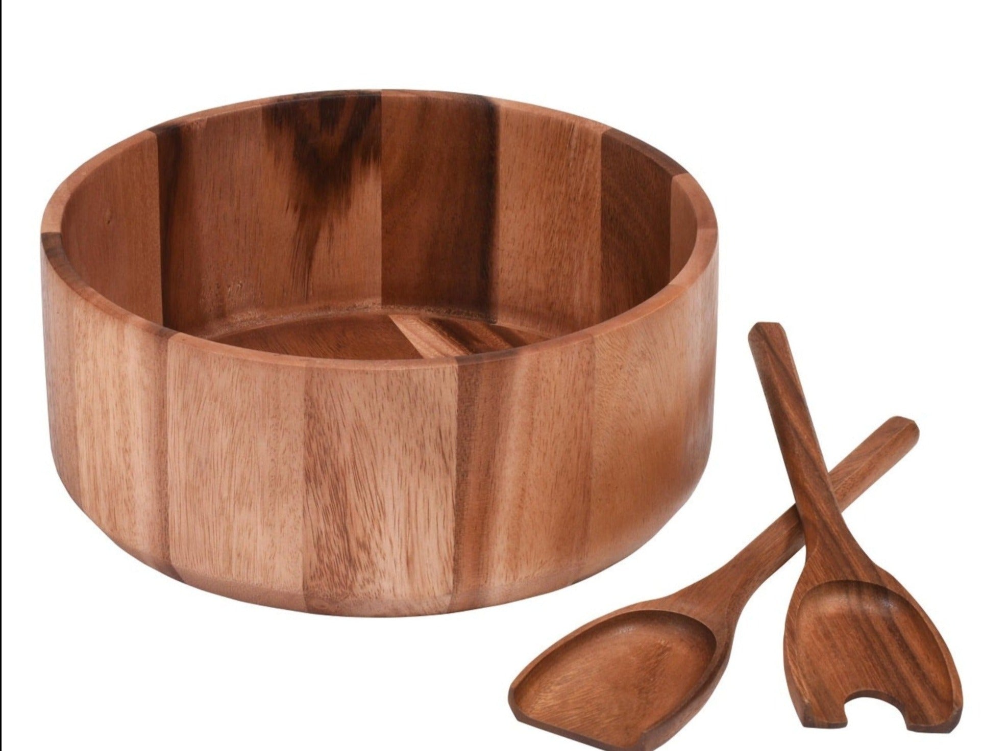 Extra Large Salad Bowl with Servers - 327C3 - Boske.store