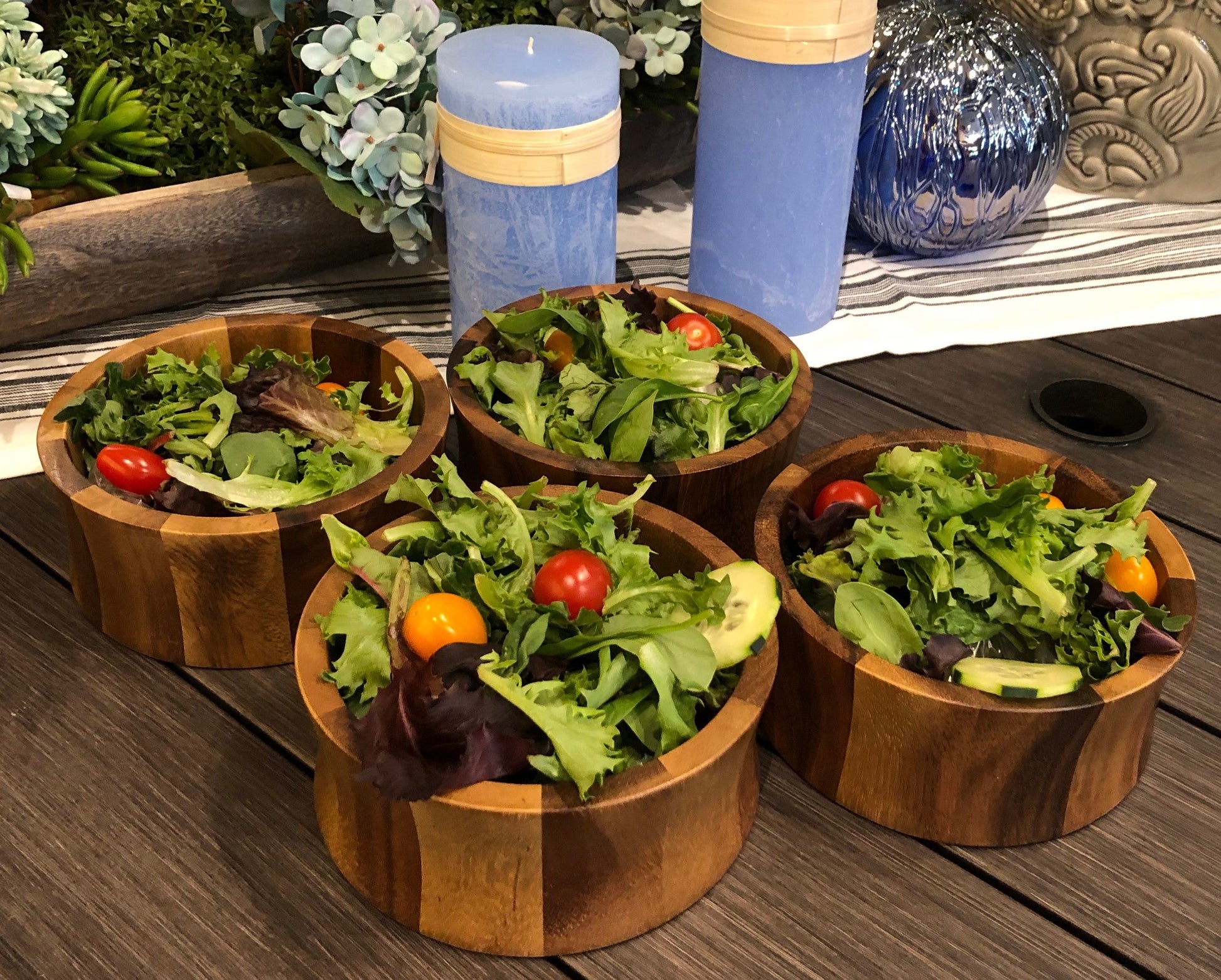 Individual Salad Bowl x 4 - 328A4 - Boske.store
