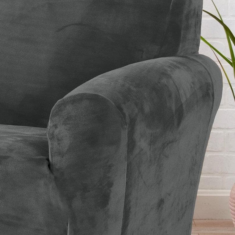 Velvet Stretch Slipcover - Gale Collection - Boske.store