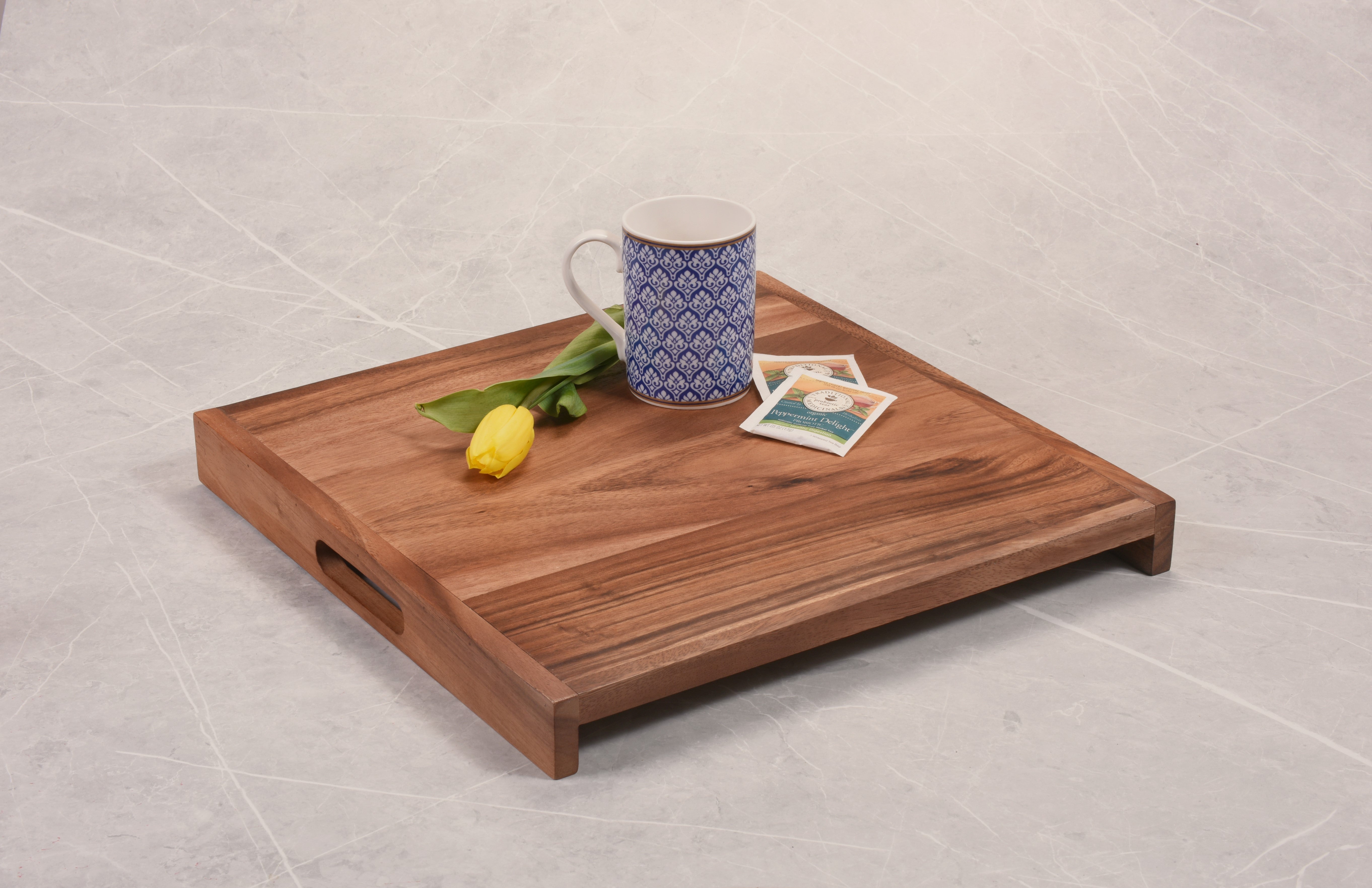 Serving Tray - Square - Solid Bottom - Boske.store