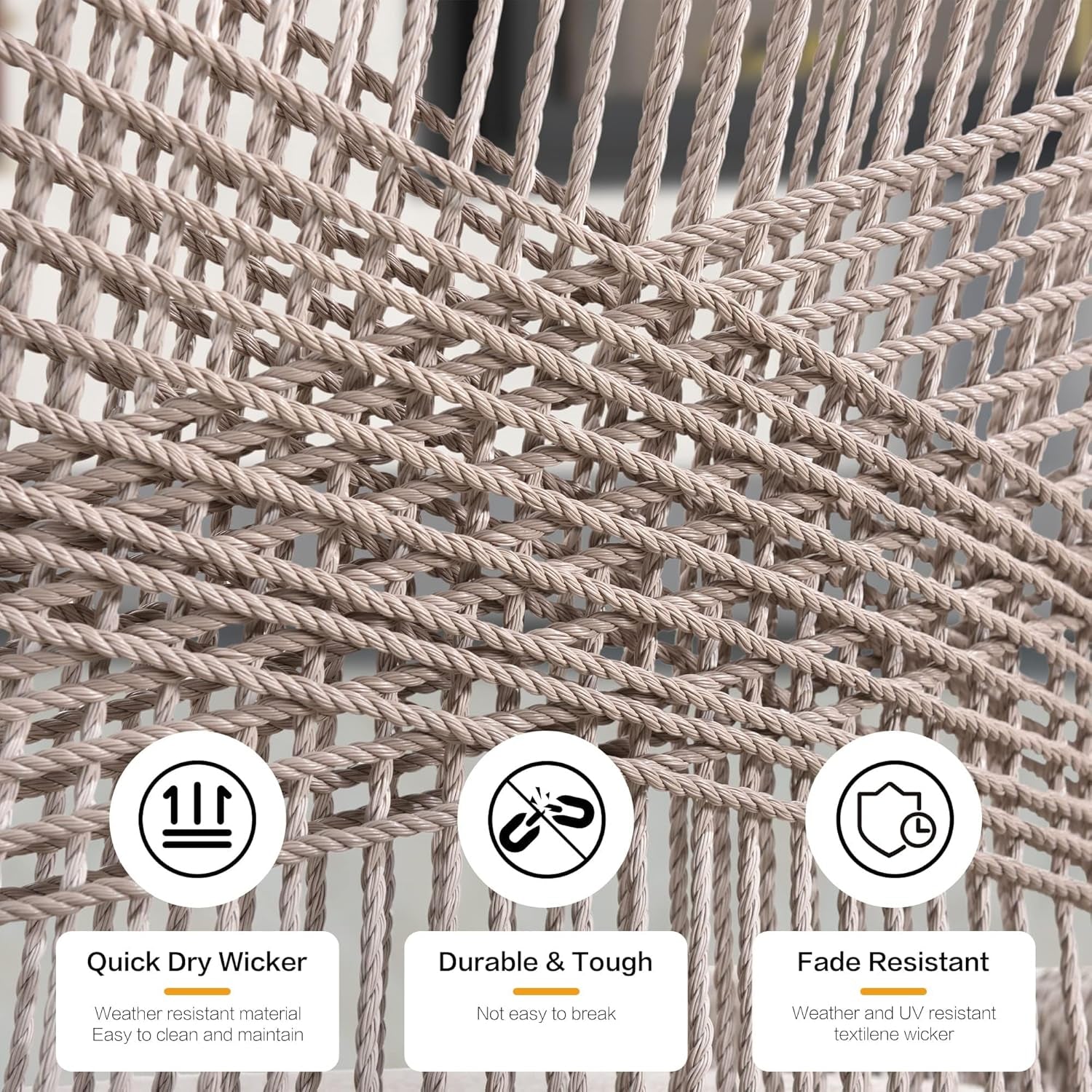 Counter Height Rattan Bar Stools Set Of 4 With Back