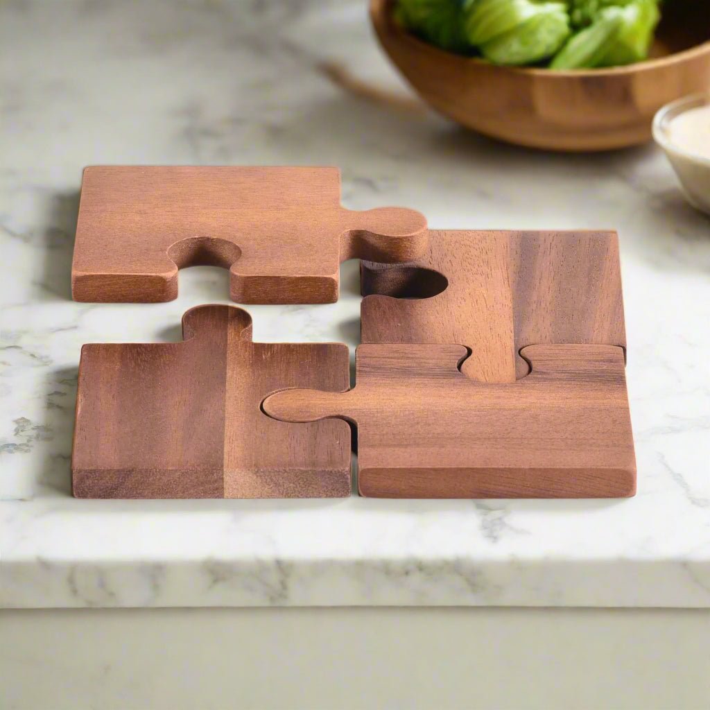 Puzzle Piece Coasters - s/4 - Boske.store