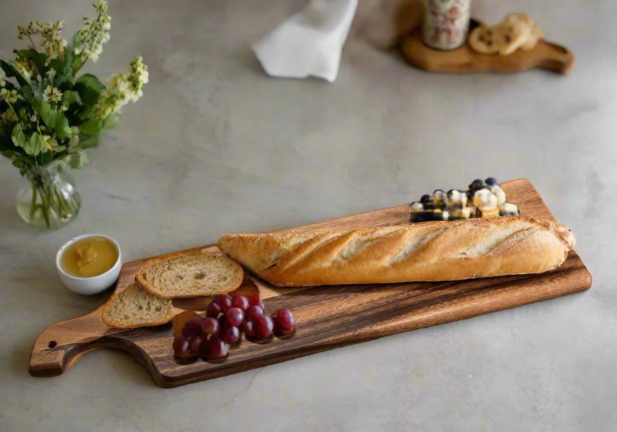 Acacia Wood Cutting / Charcuterie Board - Long - Boske.store
