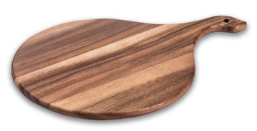 Acacia Wood Cutting/ Charcuterie Board - Medium Round - Boske.store