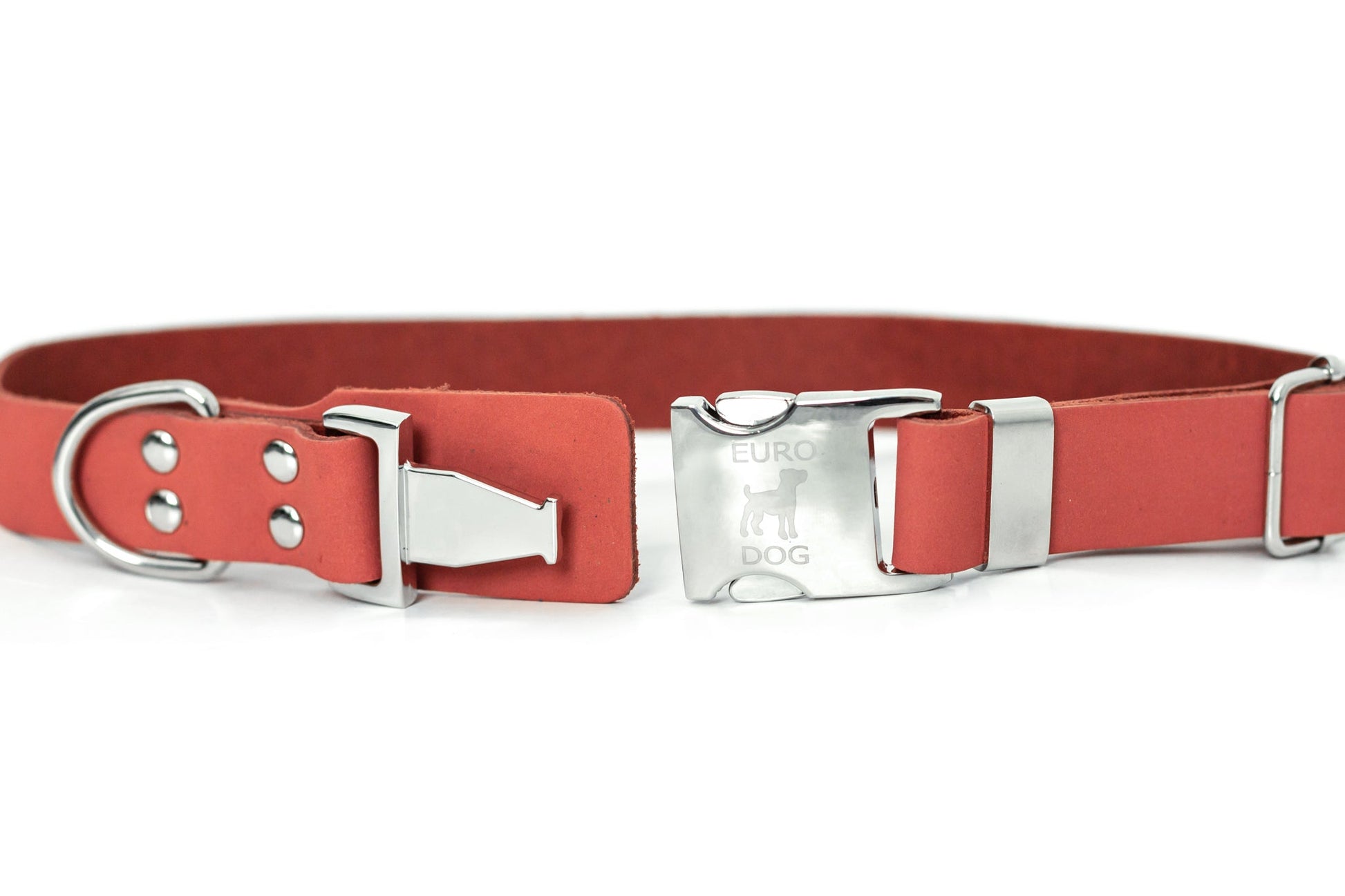 Modern Style Quick - Release Coral Reef Leather Dog Collar - Boske.store
