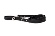 Modern Style Midnight Black Leather Leash - Boske.store