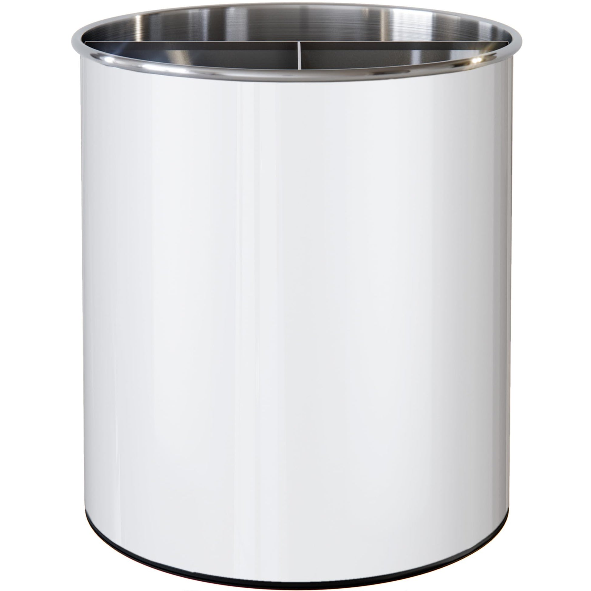 Cooler Kitchen Extra Large and Sturdy Rotating Utensil Holder Caddy with No - Tip Weighted Base, Removable Divider, and Gripped Insert | Rust Proof and Dishwasher Safe - Boske.store