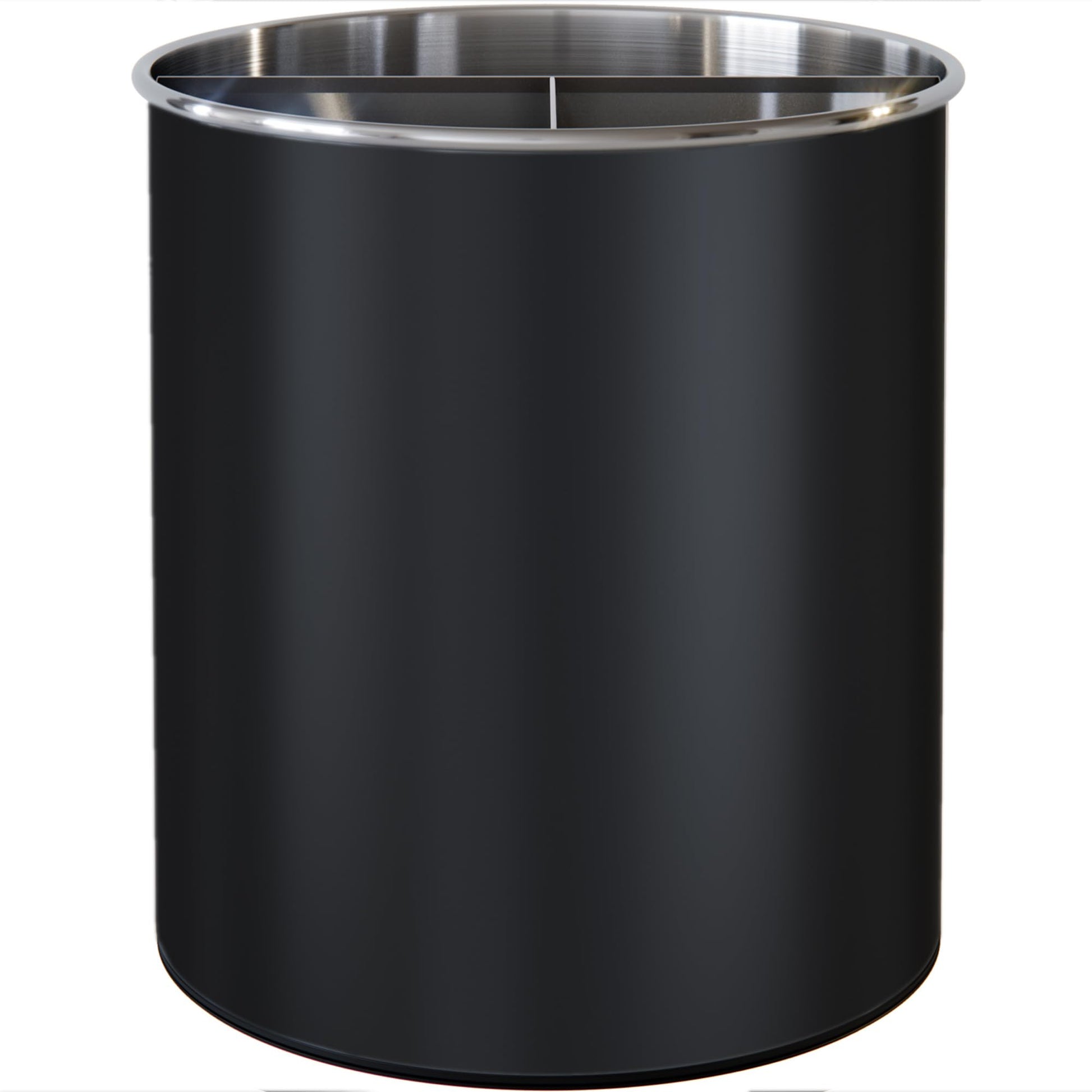 Cooler Kitchen Extra Large and Sturdy Rotating Utensil Holder Caddy with No - Tip Weighted Base, Removable Divider, and Gripped Insert | Rust Proof and Dishwasher Safe - Boske.store