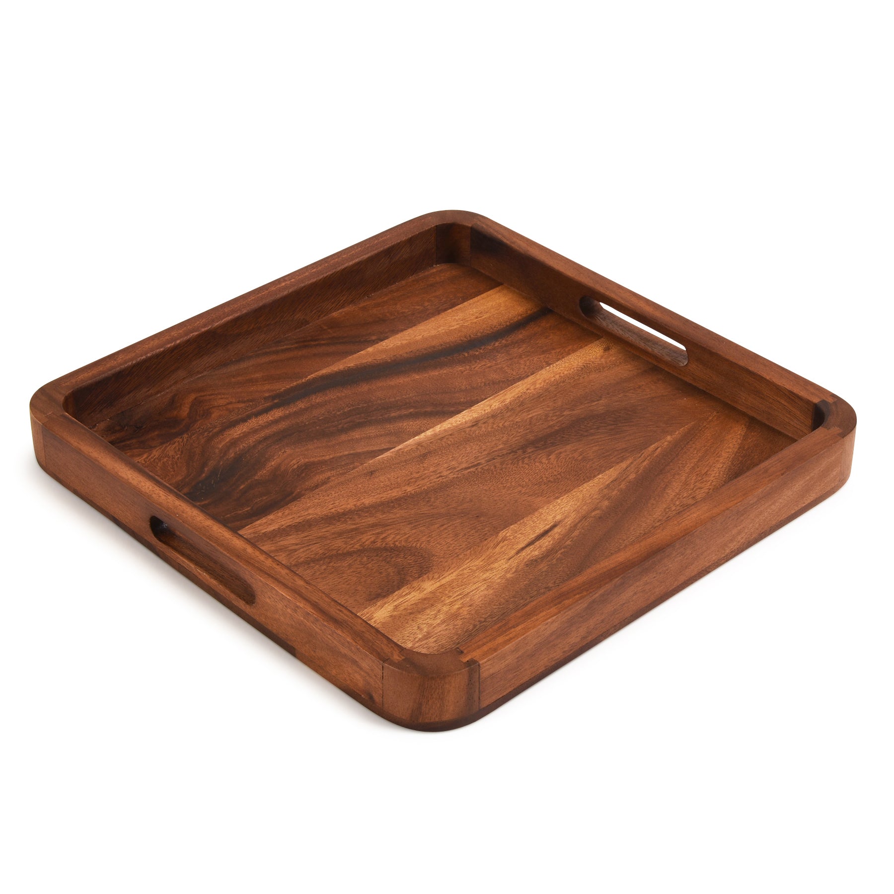 Square Serving Tray - 15" - Solid Bottom - Boske.store