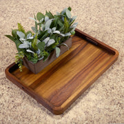 Large Rectangular Serving Tray - Solid Bottom - Boske.store