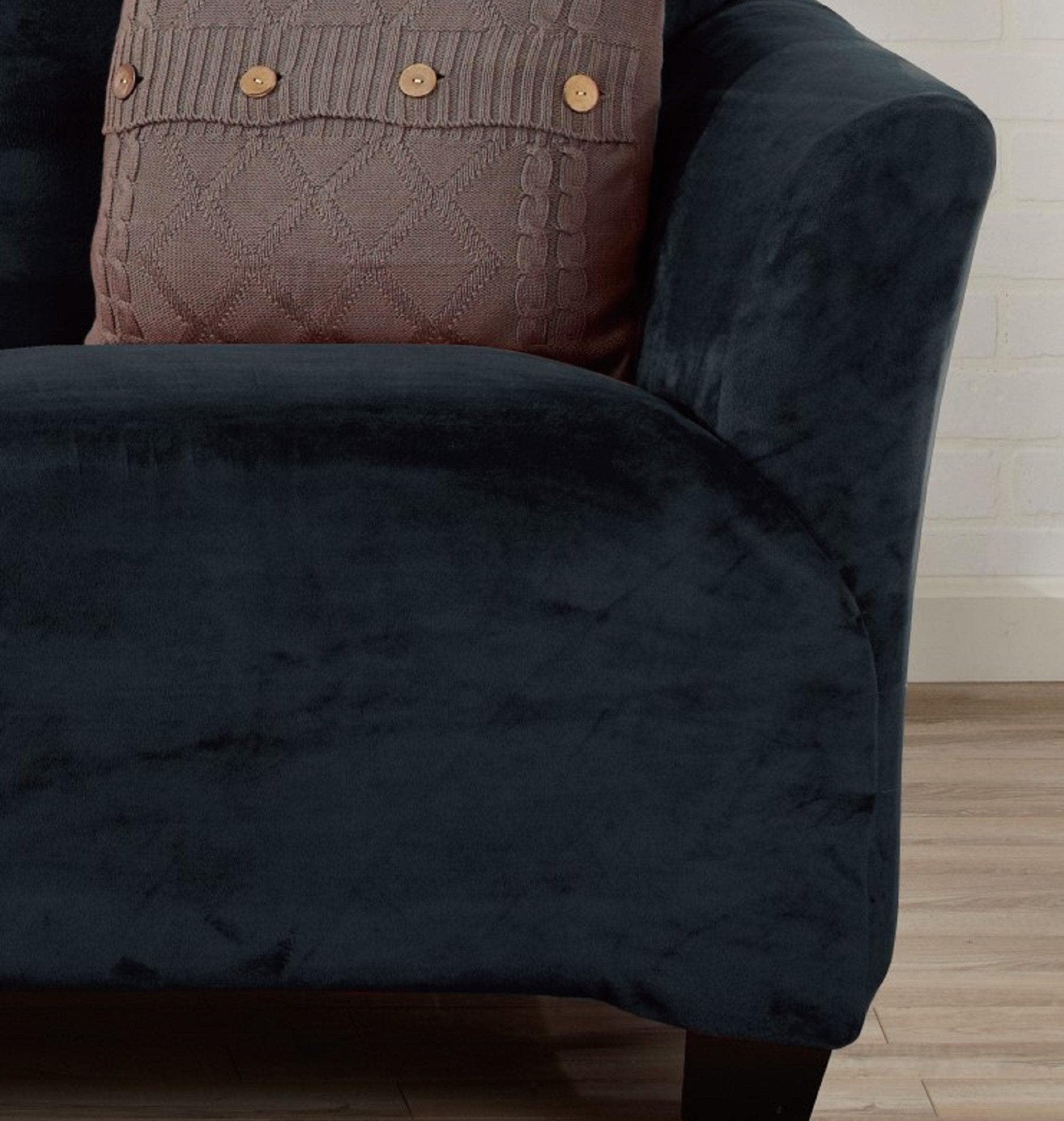 Velvet Stretch Slipcover - Gale Collection - Boske.store
