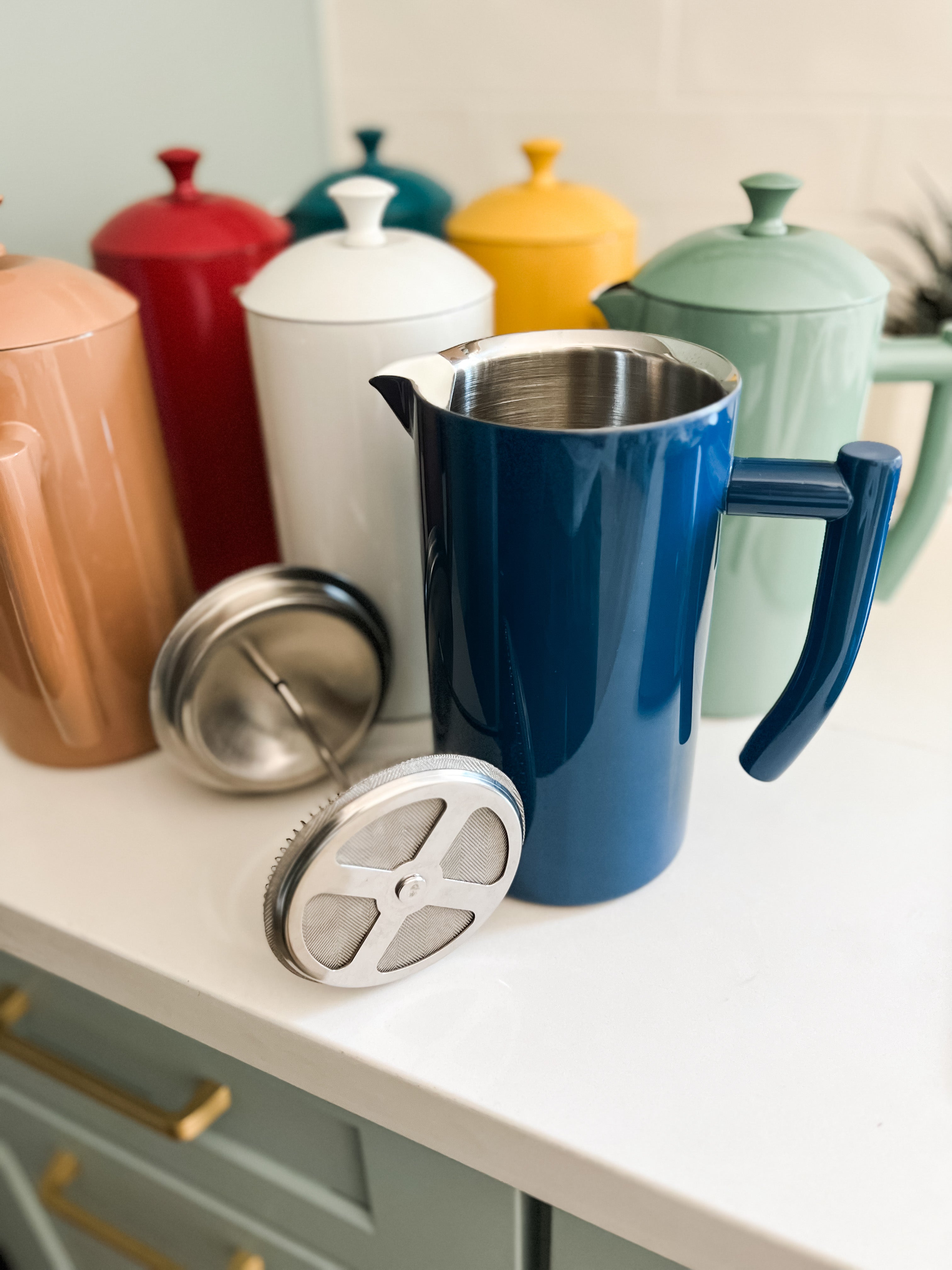 Double - Walled Colored French Press - Boske.store