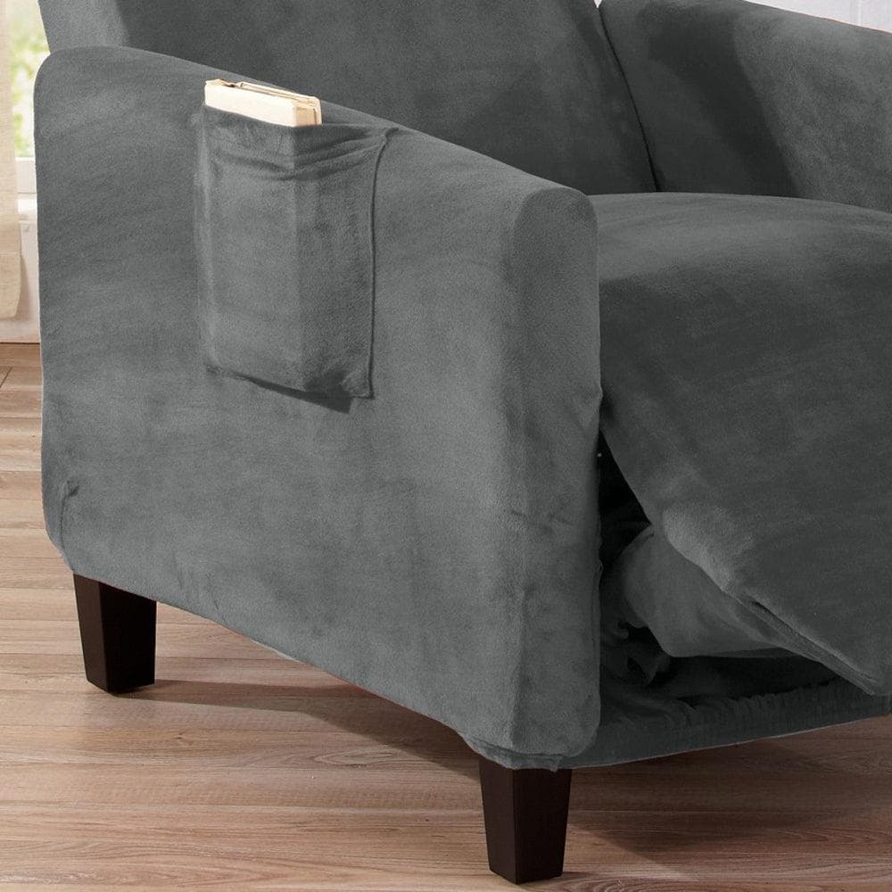 Velvet Stretch Slipcover - Gale Collection - Boske.store