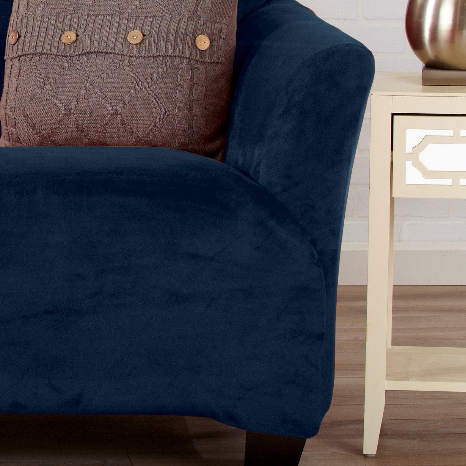 Velvet Stretch Slipcover - Gale Collection - Boske.store