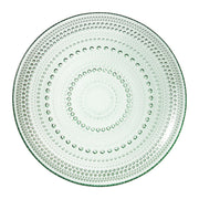 Glass Hobnail Dinner or Charger Plates | Set of 4 | Green - Boske.store