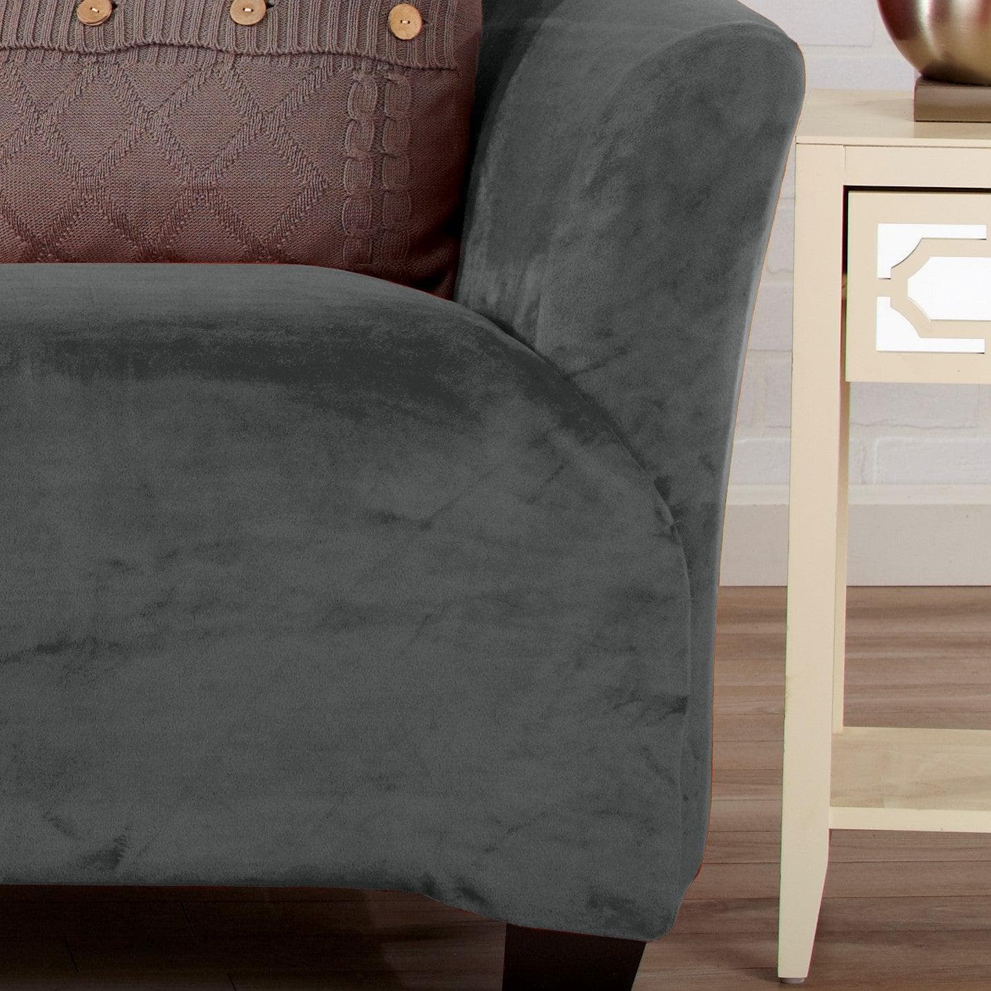 Velvet Stretch Slipcover - Gale Collection - Boske.store