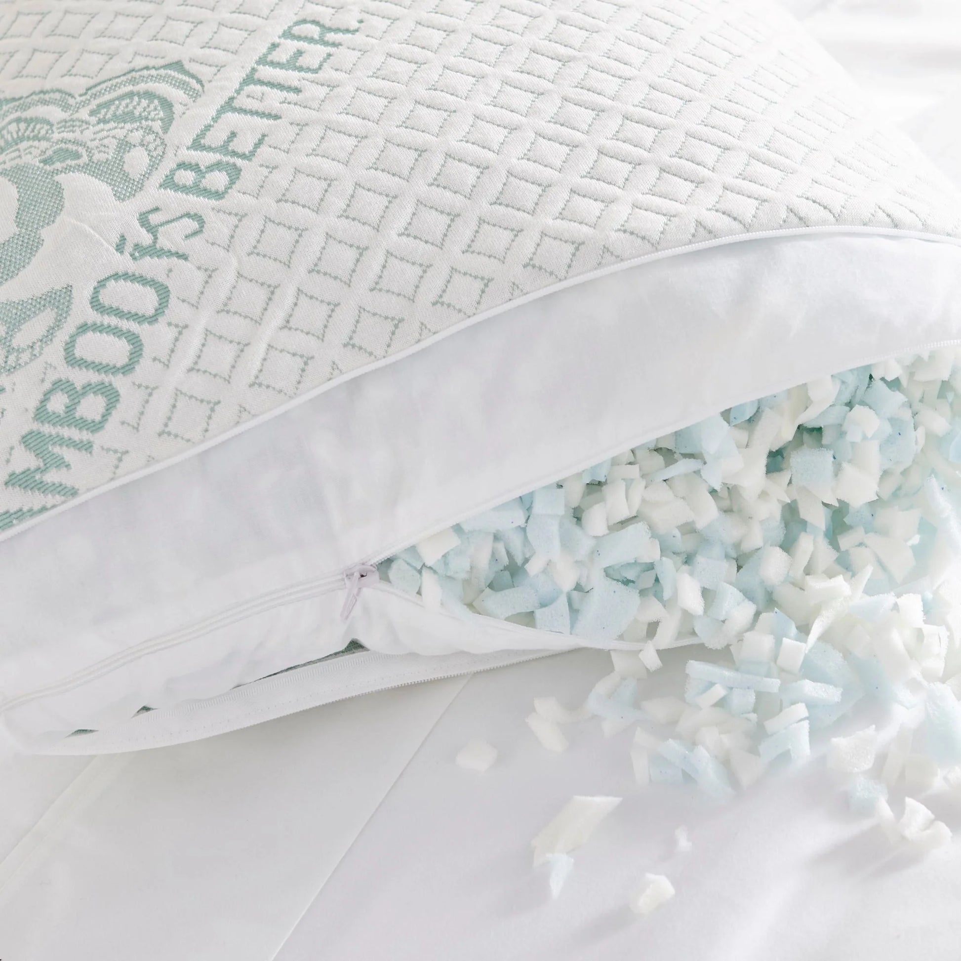 Adjustable Bamboo Cooling Pillow | Bed Pillows - Boske.store