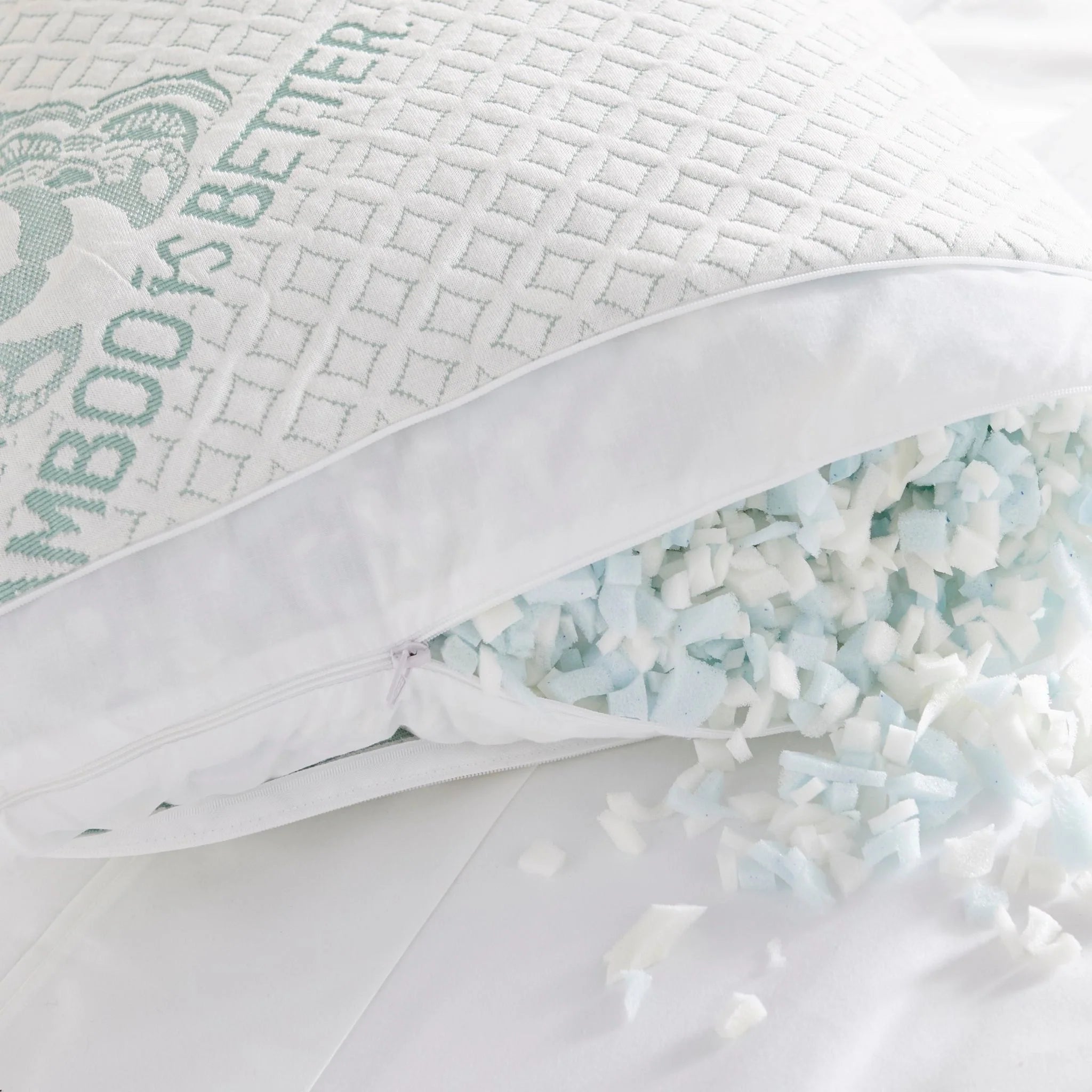 Adjustable Bamboo Cooling Pillow | Bed Pillows - Boske.store