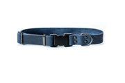 Sport Style Blue Jeans Leather Dog Collar - Boske.store