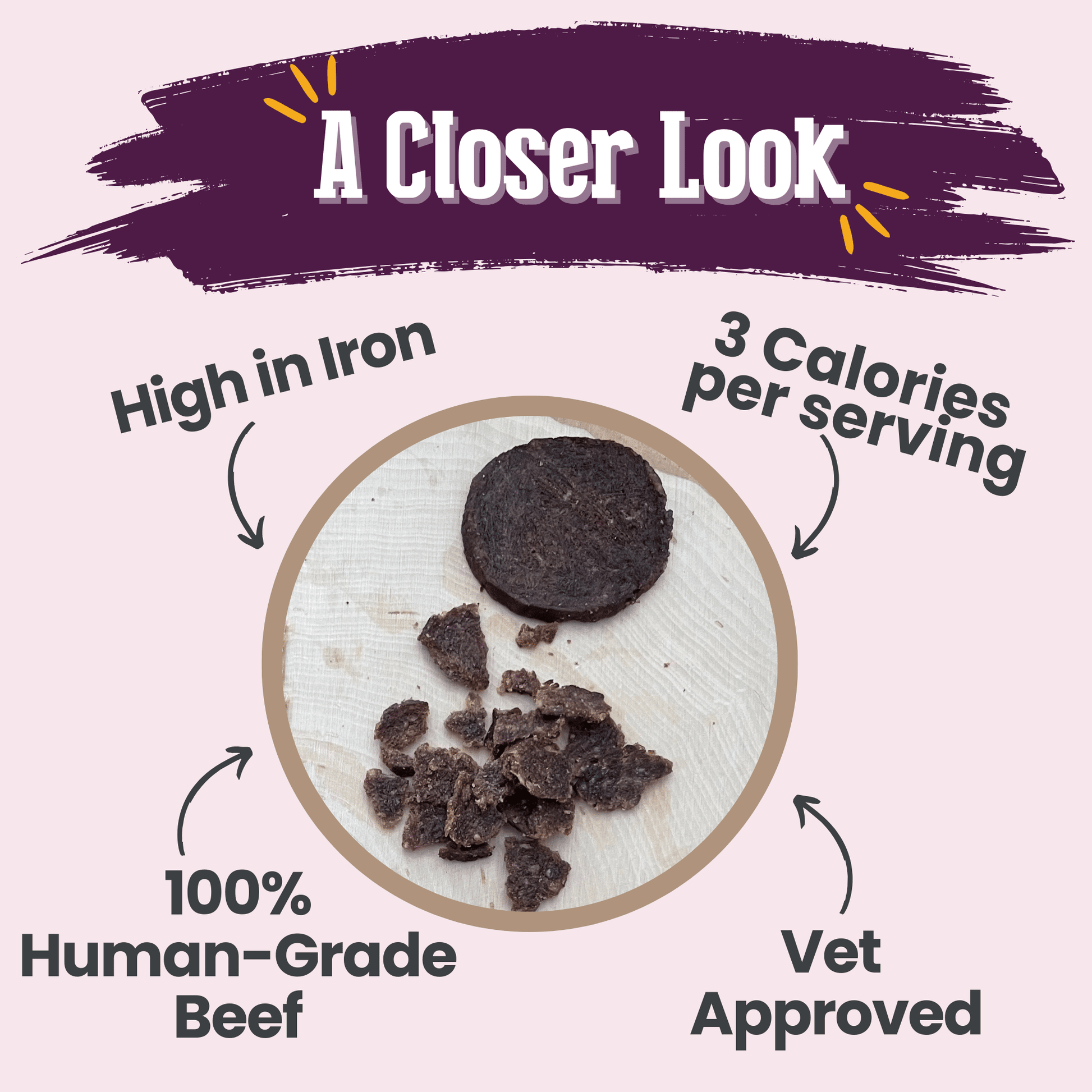 Beef Crumbles Cat Treats | High Protein Treats for Cats - Boske.store