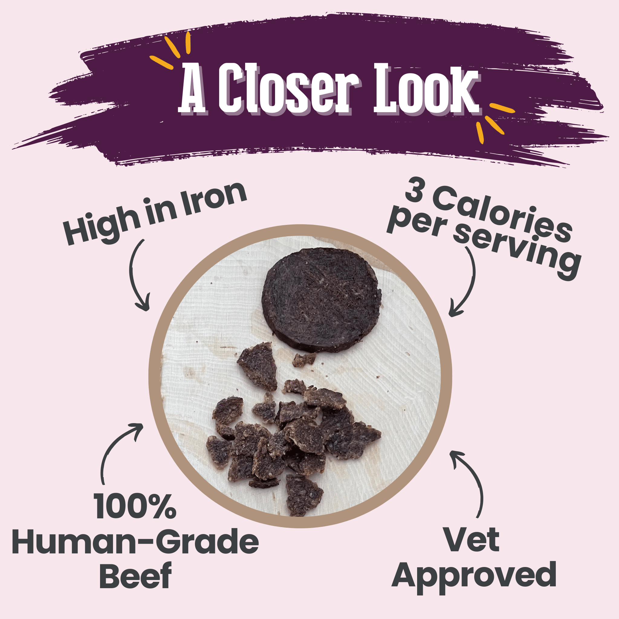 Beef Crumbles Cat Treats | High Protein Treats for Cats - Boske.store