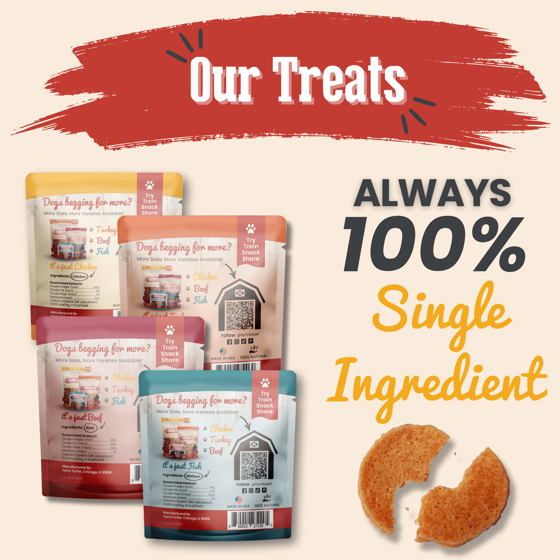 Snack Pack Dog Treat Sampler - Boske.store