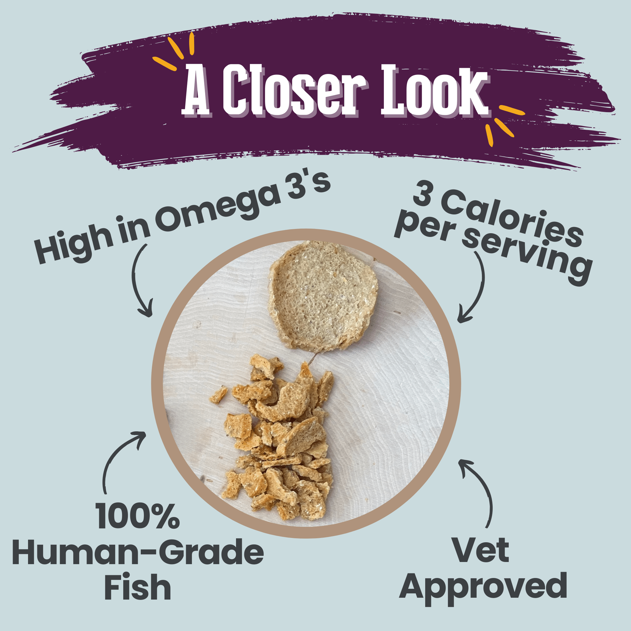 Fish Crumbles for Cats | All - Natural Fish Cat Treats - Boske.store