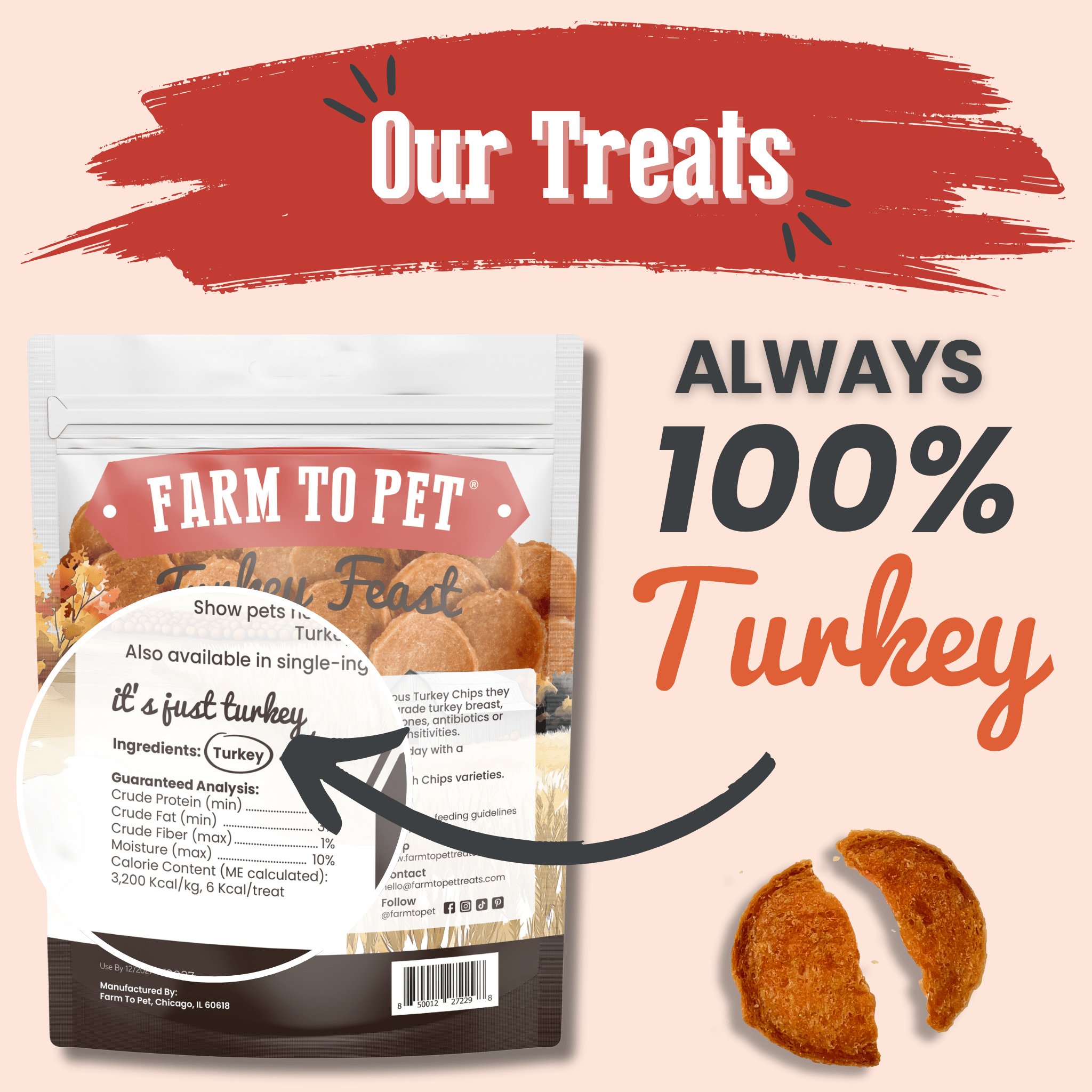 Turkey Feast Turkey Chips - Boske.store