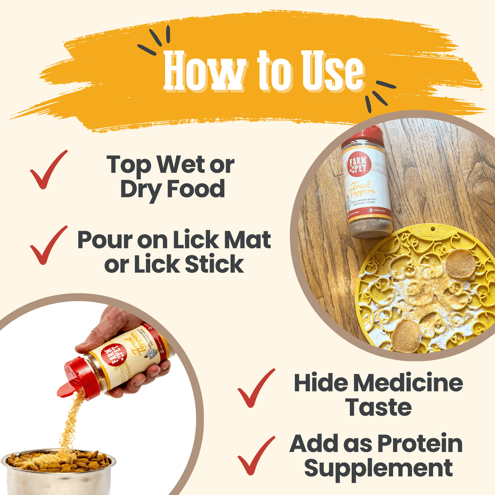 Treat Topper Chicken Dog Food Topper | Healthy Meal Supplement for Dogs - Boske.store