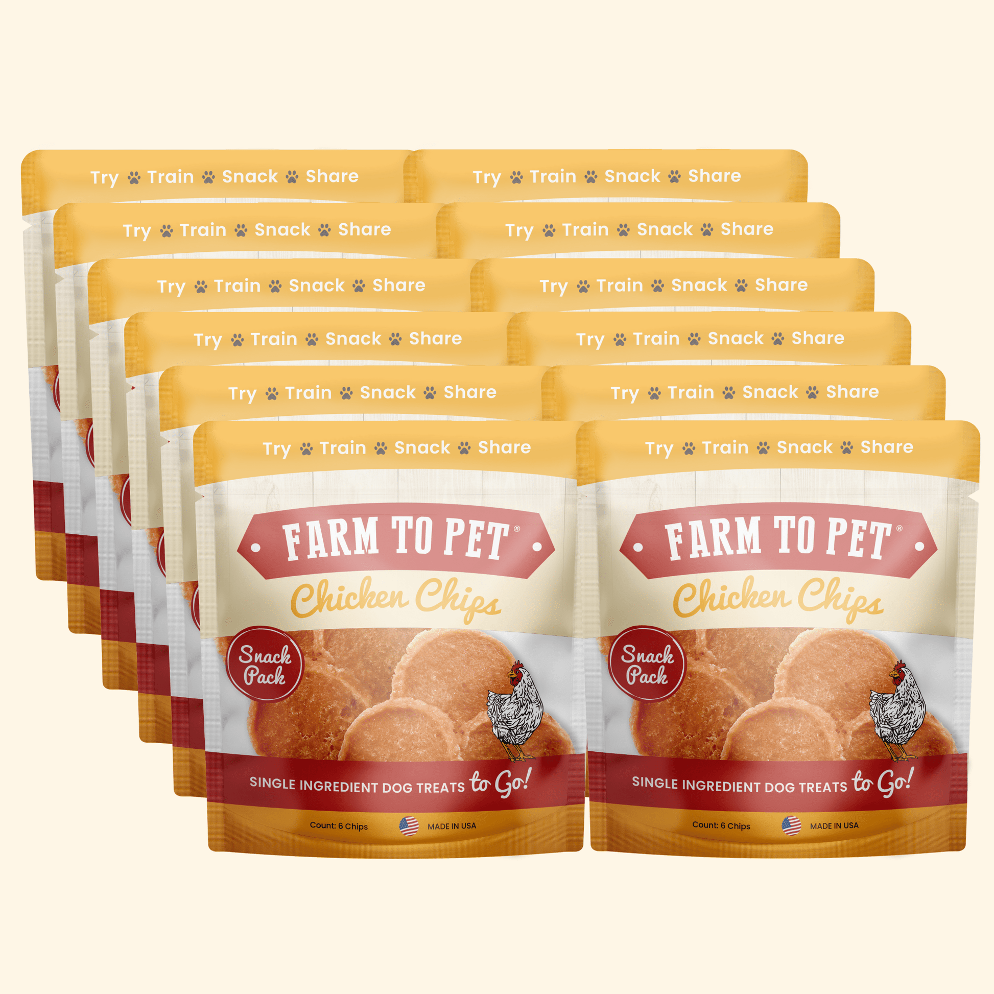 Chicken Chips Snack Pack Bundles | Dog Party Favors & Training Treats - Boske.store