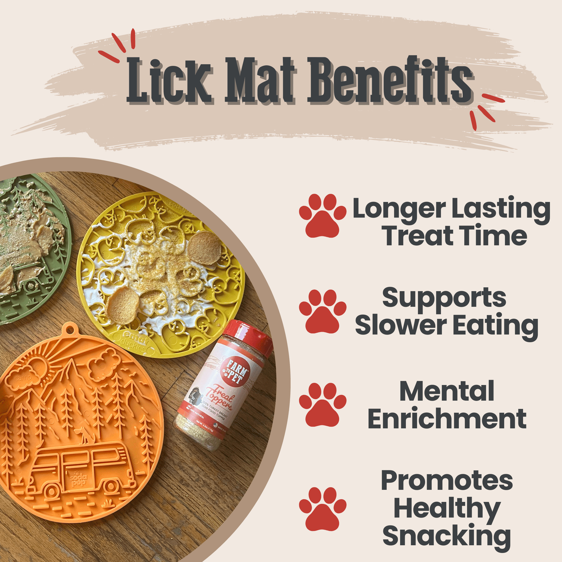 Dog Lick Mats with Suction Cups - Boske.store