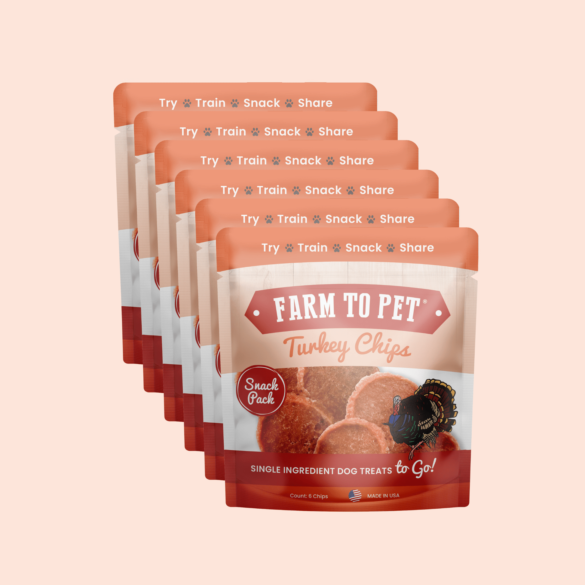 Turkey Chips Snack Pack Bundles | Low Allergen Treats for Training - Boske.store