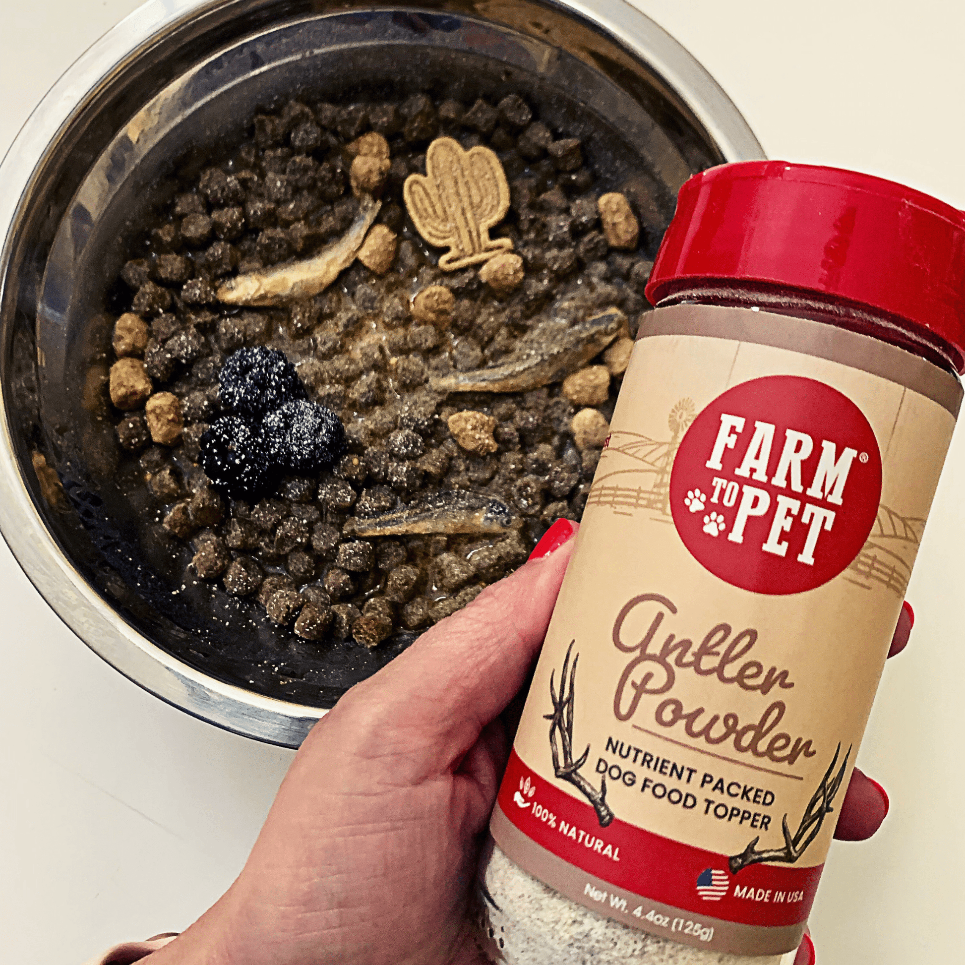 Treat Topper Antler Powder Dog Food Topper | Nutritional Supplement for Dogs and Cats - Boske.store