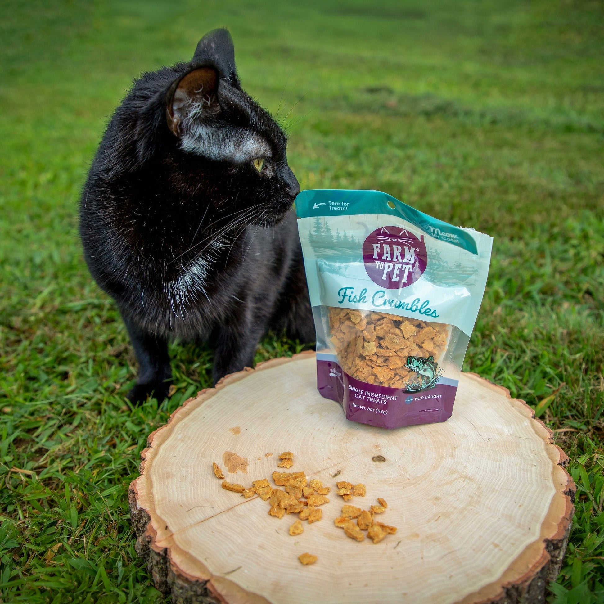 Fish Crumbles for Cats | All - Natural Fish Cat Treats - Boske.store