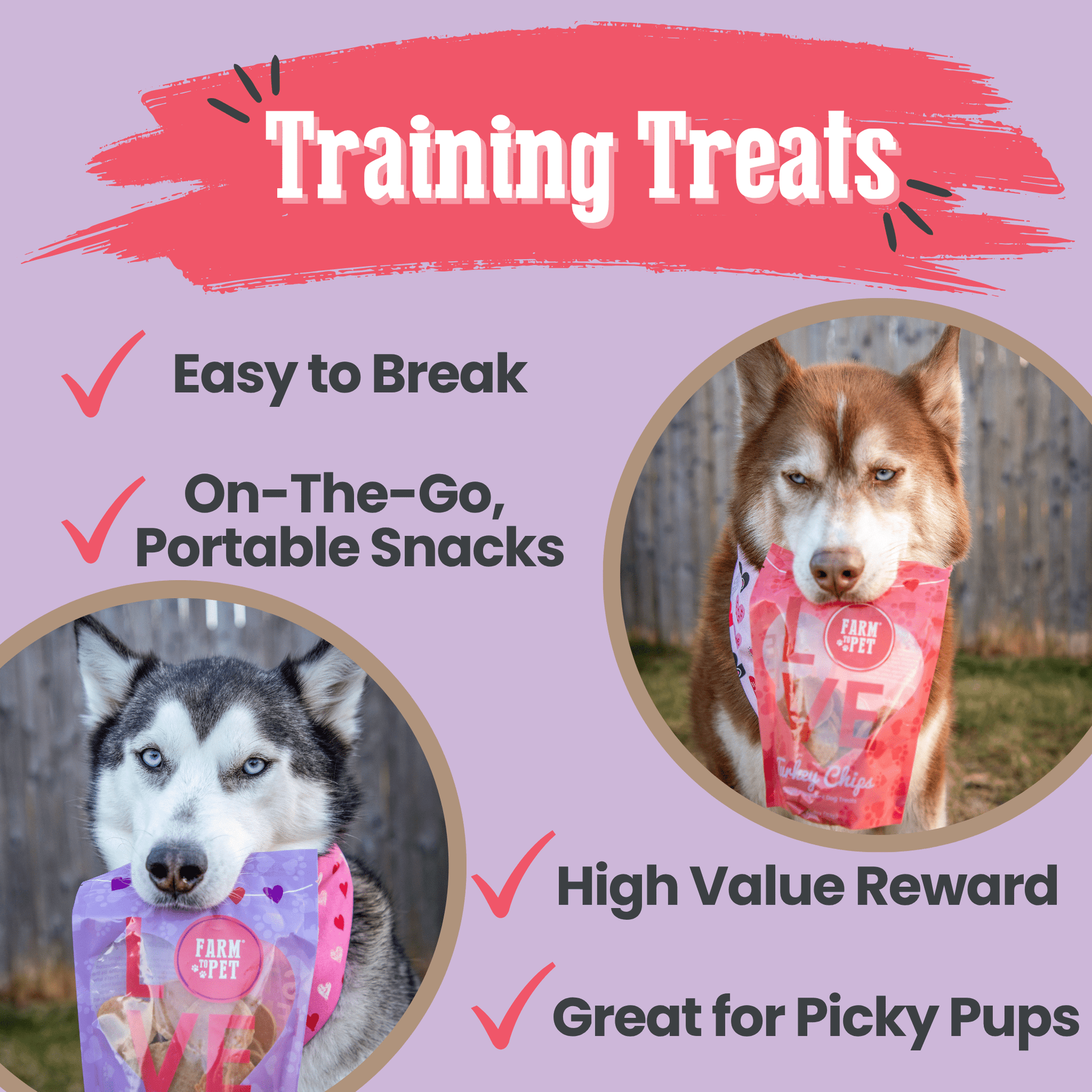 Puppy Love Dog Treat Duo | Poultry Chip Variety Pack - Boske.store