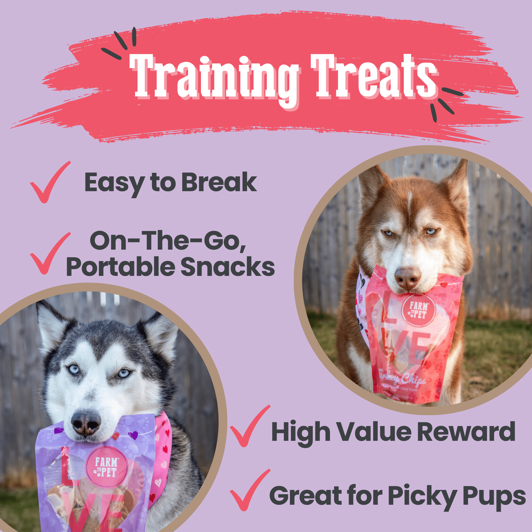 Puppy Love Dog Treat Duo | Poultry Chip Variety Pack - Boske.store