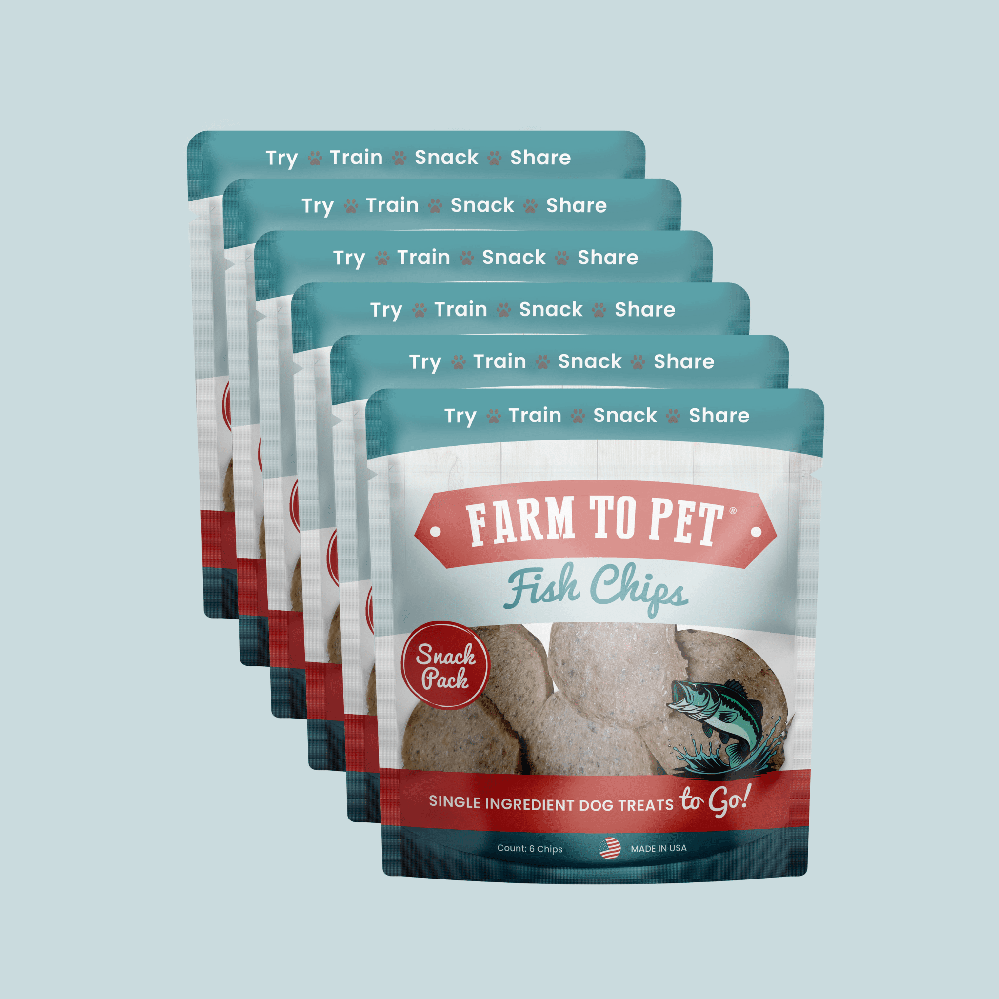 Fish Chips Snack Pack Bundles | Dog Treats for Training & Travel - Boske.store