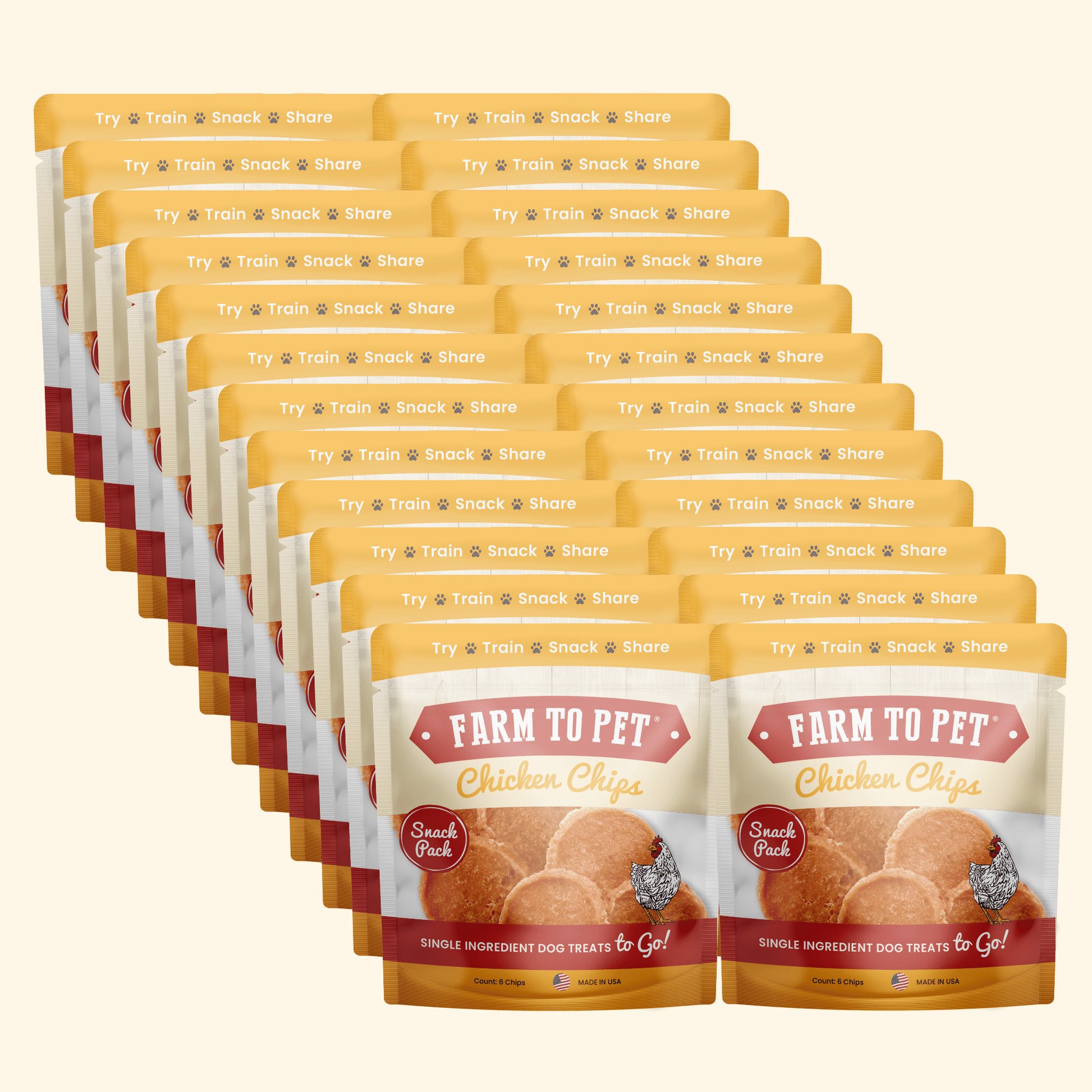 Chicken Chips Snack Pack Bundles | Dog Party Favors & Training Treats - Boske.store