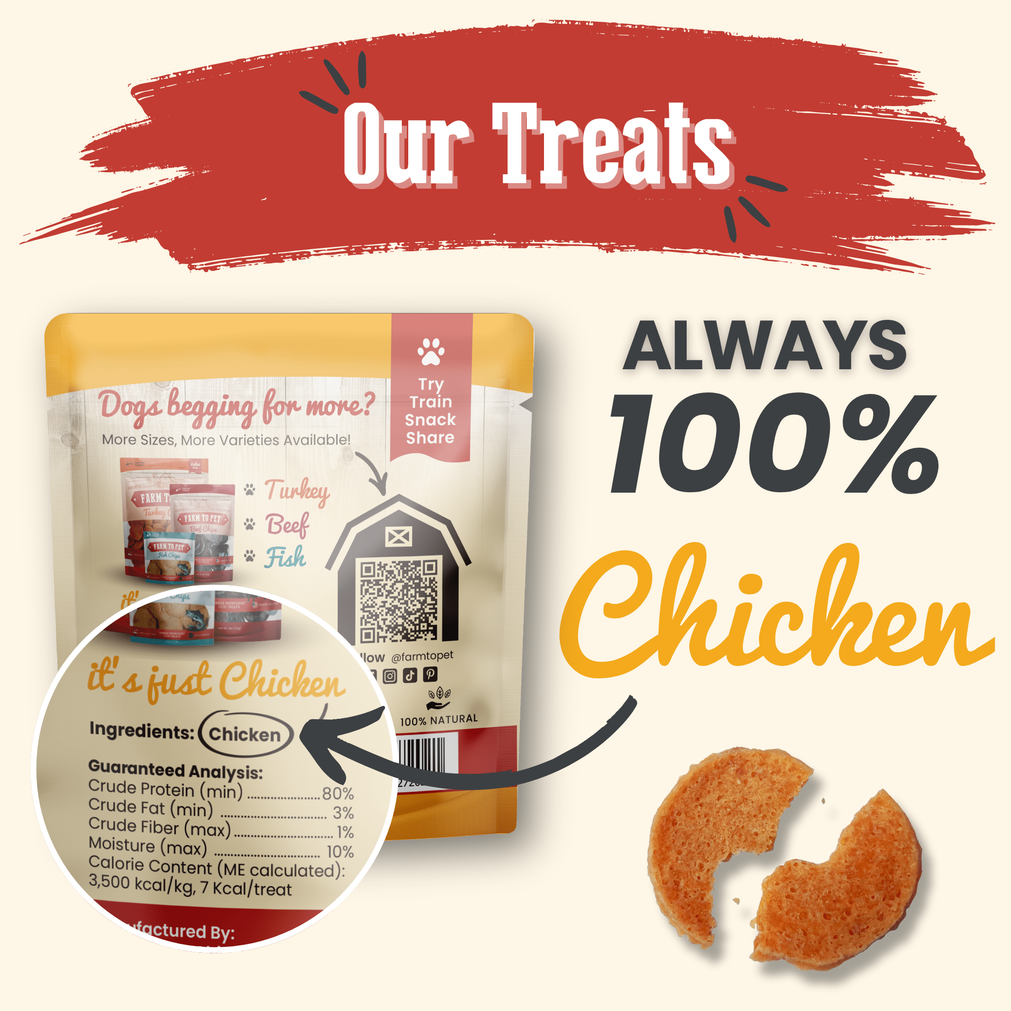 Chicken Chips Snack Pack Bundles | Dog Party Favors & Training Treats - Boske.store