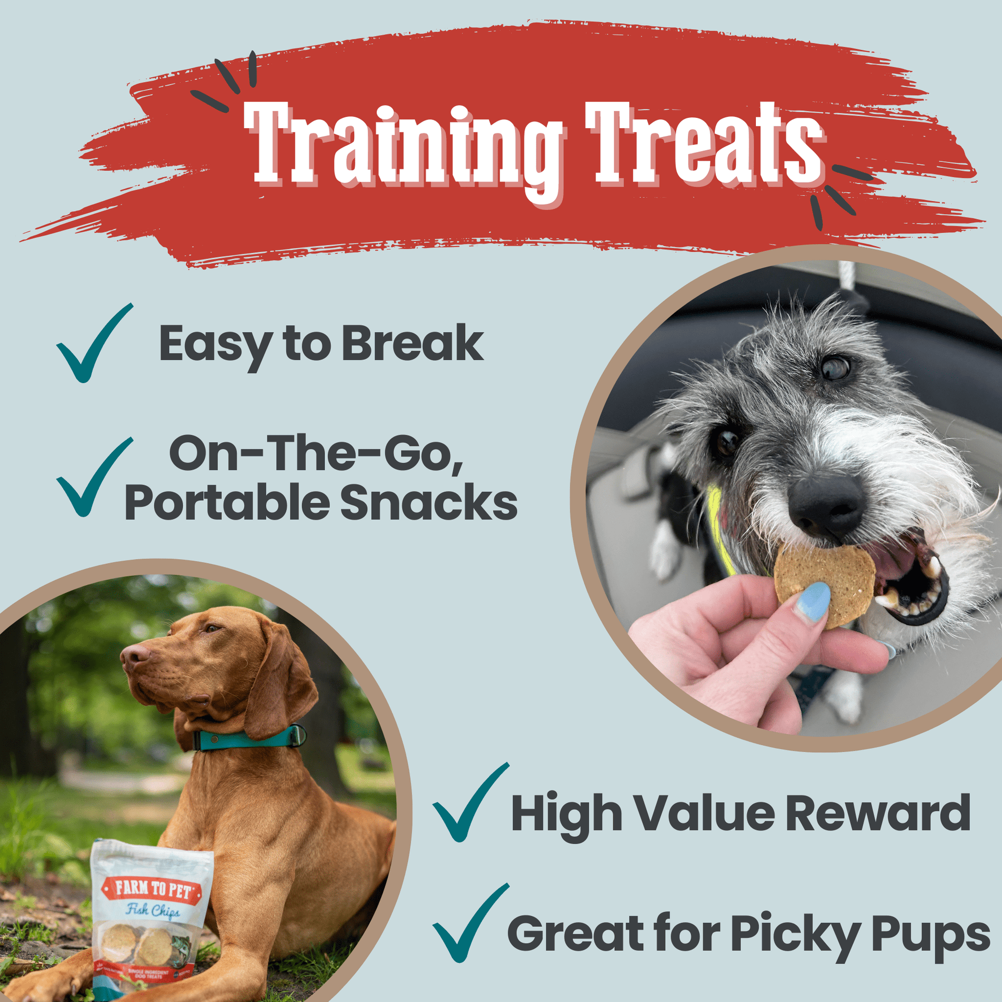 Fish Chips for Dogs | Wild - Caught Fish Dog Treats - Boske.store