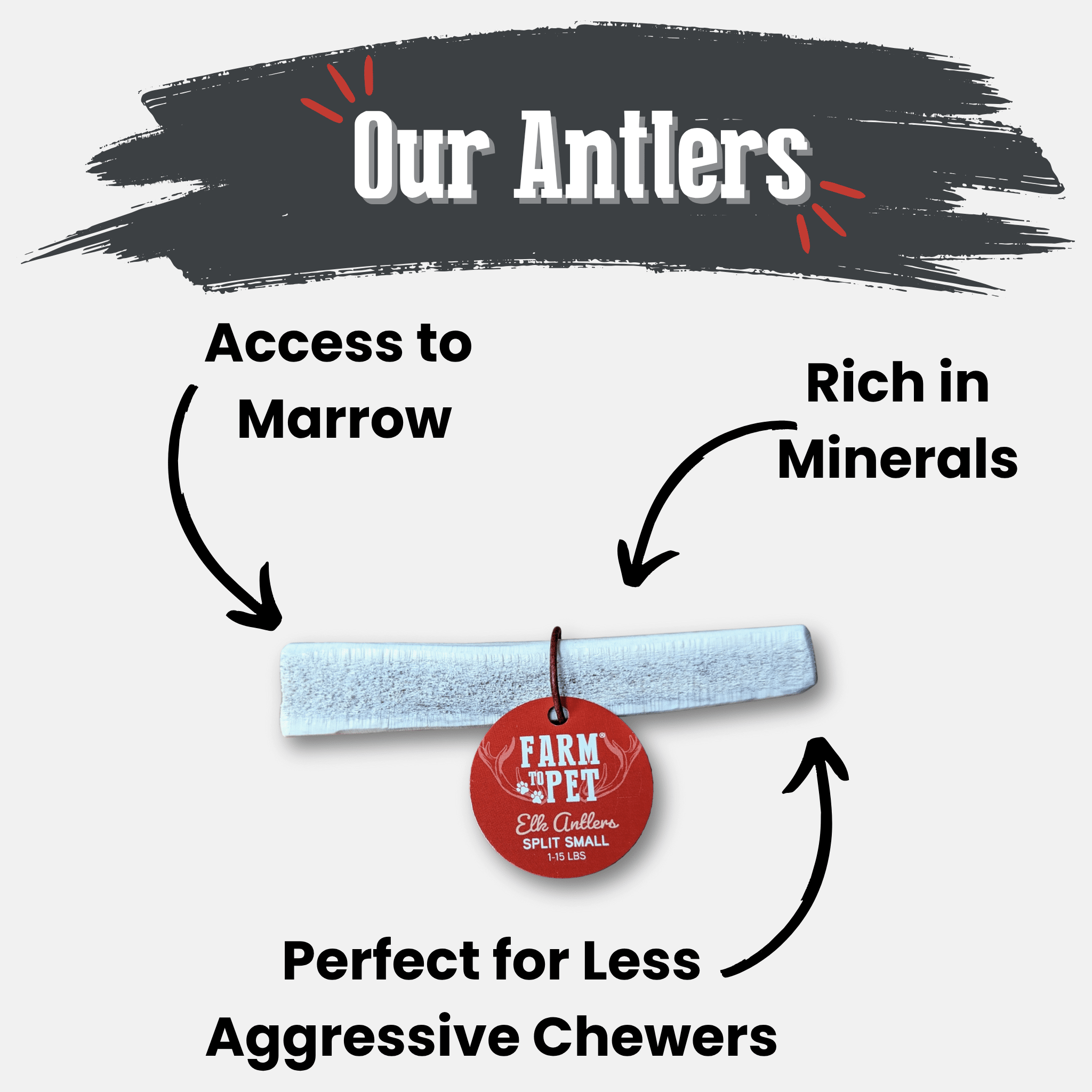 Elk Antler Dog Chews | All - Natural Whole and Split Elk Antler Chews for Dogs - Boske.store