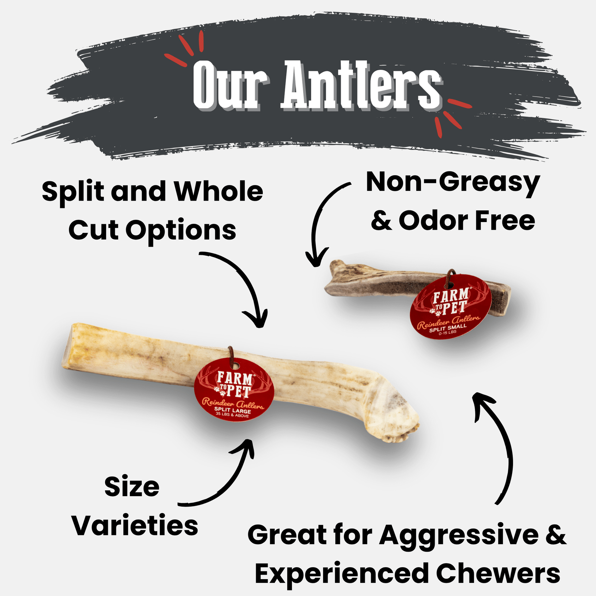 Reindeer Antler Dog Chews | Organic Chews for Dogs - Boske.store